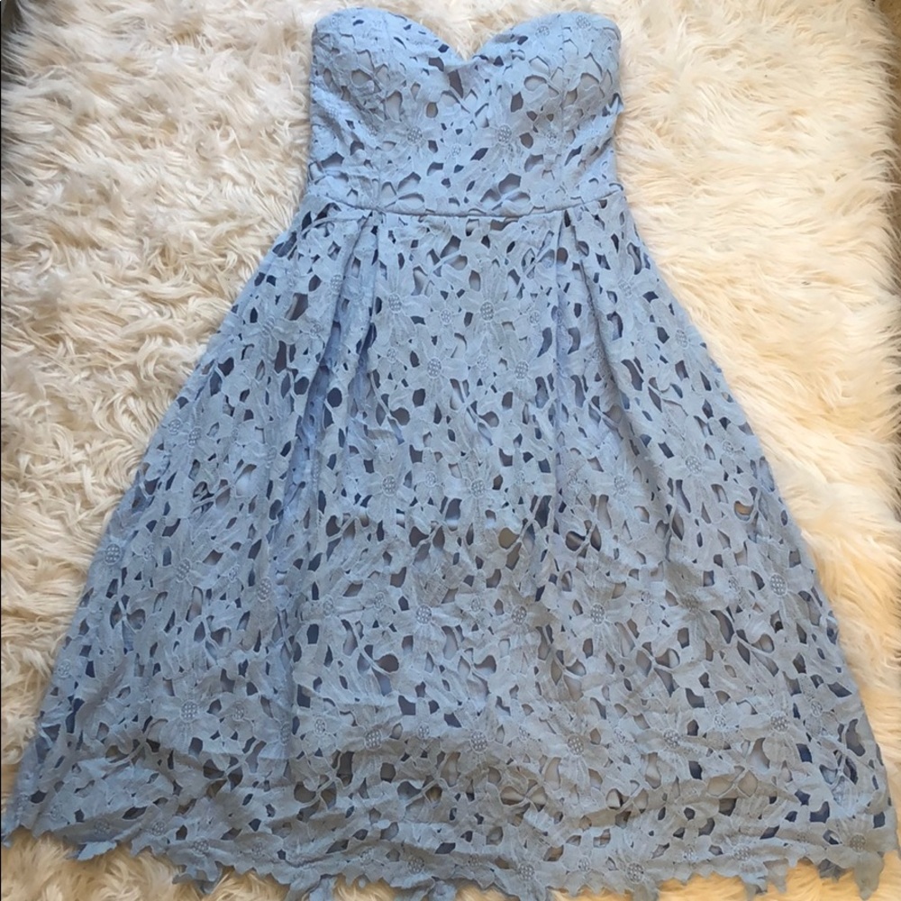 Blue Lace Dress